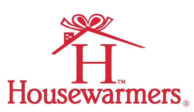 housewarners logo red on white